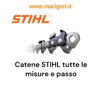 CATENA MOTOSEGA STIHL SU MISURA compatibile BARRE OREGON Husqvarna ECHO Oleomac