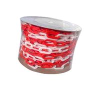 Catena nastri pericolo in plastica 25M Rotolo continuo Gestione della folla eventi Catena avvertimento in plastica per parcheggi Sicurezza Catena barriere per cantieri