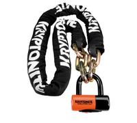 Catena NEW YORK e lucchetto EVOLUTION SERIES 4 - 170 cm, nero arancio - Dalbello