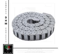 Catena passacavi plastica 15 x 20 mm 1 m portacavi 15mm stampanti 3D CNC Reprap