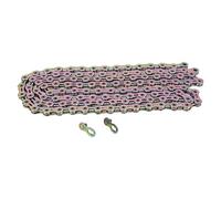 Catena per bici 11 velocità, acciaio legato completamente cavo, catena per bici da montagna con connettore - Materiale resistente, cambio fluido, adatta per trasmissioni a 11 (Colorato)