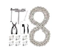 Catena per Bici | Kit Catena Monovelocità,Sostituzione Attrezzo per Collegamento a Sgancio Rapido Resistente Sicurezza per Dirt Cruiser Bambini Motocicletta Patio Spiaggia Scuola