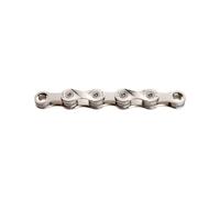 Catena per bicicletta 9v. kmc x9 argento 114m con collegamento rapido