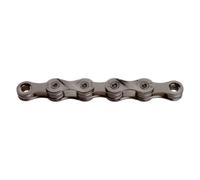 Catena per bicicletta 9v. kmc x9 grigia 114m con collegamento rapido