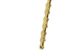 Catena Per Bicicletta Catena MTB Bici da strada 1 velocità 8 9 10 11 S a variabile antiruggine elettrolitica oro 116 maglie(10-Speed Gold)