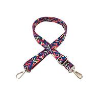 Catena per borsa 2,5 CM Tracolla larga regolabile Lettere d'amore Cinghie per borse Colore Piccola Mini Borsa Cinghia Borsa Parti di ricambio Forniture per la produzione di borse, F6., Black metal