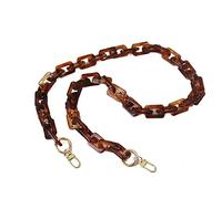 Catena Per Borsa Catena di accessori for borsetta da donna alla moda Catena di resina blu acrilica marrone beige Cinturino di lusso Catena for borsa a tracolla con frizione da donna Catene Per Borse(C