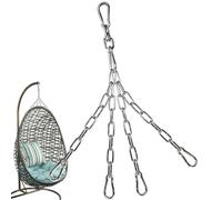 Catena per Borse | Catena di Collegamento a Gancio, Ganci in Metallo Resistente, Gancio per Sacco da Boxe, Ganci per Catene appendibili, Rotazione a 360 Gradi per Trapezio, Amaca