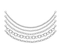 Catena per Cappelli, Catene per Cappello da Baseball in Rete Fai Da Te, Catena in Metallo per Cappellini, Scarpe, Vestiti, Borse