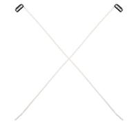 Catena per Chioma con Perline Beige 2 Pezzi per Intrecci