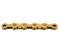 Catena per e bike kmc e12 ti n gold missinglink 12v oro