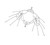 Catena per il corpo alla moda in lega delicata con frange e dettaglio accessorio da spalla ideale per abiti alla moda giorno per notte robusta catena in lega