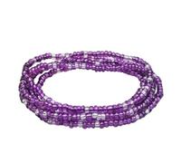 Catena per il corpo con perline di vetro, accessori alla moda con ciondolo a forma di pesce magico, elastico fatto a mano con perline