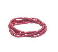 Catena per il corpo con perline di vetro, accessori alla moda con ciondolo a forma di pesce magico, elastico fatto a mano con perline