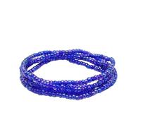 Catena per il corpo con perline di vetro, accessori alla moda con ciondolo a forma di pesce magico, elastico fatto a mano con perline