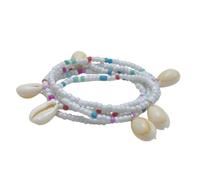Catena per il corpo con perline di vetro, accessori alla moda con ciondolo a forma di pesce magico, elastico fatto a mano con perline