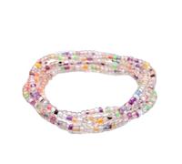 Catena per il corpo con perline di vetro, accessori alla moda con ciondolo a forma di pesce magico, elastico fatto a mano con perline