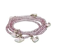 Catena per il corpo con perline di vetro, accessori alla moda con ciondolo a forma di pesce magico, elastico fatto a mano con perline