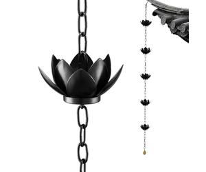 Catena per la pioggia, a forma di secchio a forma di ombrello, per raccogliere l'acqua, per proprietari di case, architetti paesaggistici, cottage, ingresso anteriore, patio, paesaggistica, foun