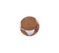Catena per la vita a strati in oro per le donne Catena per la pancia regolabile Bikini Catena per la vita in argento Catena per il corpo semplice Catena per il corpo Gioielli da spiaggia per, 26.8+