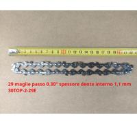Catena per Mini Motosega da Potatura a Batteria PARKSIDE 28 e 32 maglie + usate