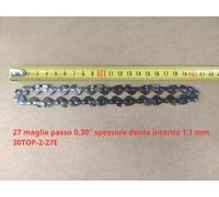 Catena per Mini Motosega da Potatura a Batteria PARKSIDE 28 e 32 maglie + usate