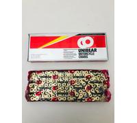 CATENA PER MOTO 420H 140 MAGLIE ORO CHAIN 420H 140 LINKS GOLD