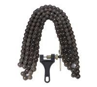 Catena per Moto da Cross 420, 132 Maglie, Metallo Nero | Ricambio per Moto, Facile da Installare, per Pignoni 420, Uso Manutenzione e Guida, con Tronchese Stile Casuale