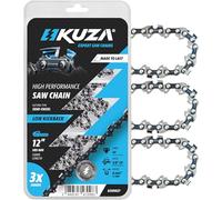 Catena per motosega 30,5 cm, passo 3/8", calibro 109,2 cm, 44 maglie, 61PMM3 44, adatta per STI HL HT101, Echo PPF-210/225/265/280/2620, PPT-260/266-36100055 0044. 90PX44CQ e altro (3 catene)