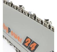 Catena per motosega a scalpello completo, lunghezza di taglio 38 cm, 1,5 mm, 56 TG, compatibile con Dolmar 114, 115 i H, 116, 116SI