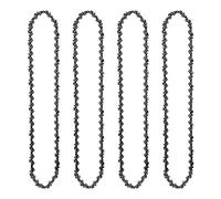 Catena per motosega per barra da 40 cm, 56 maglie, passo 3/8", calibro 0,1 cm, confezione da 4 pezzi di ricambio per motosega E-GO Power+ CS1613 / CS1604 / CS1600 / CS1610 / CS1611 56V