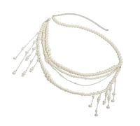 Catena per ombelico regolabile a strati con eleganti nappe, elegante accessorio per cintura in vita multistrato per matrimoni e vacanze, gioielli alla moda, One Size, come descritto, come descritto