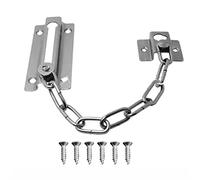 Catena per porta in acciaio inossidabile, Catenaccio telescopico for porte e armadietti con chiavistello a vite in acciaio inossidabile