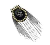 Catena personalizzata con teschio - Accessori di abbigliamento per uno stile unico(Gloden)