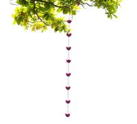 Catena Pioggia Decorativa, Catene di Raccolta Acqua Pioggia in Metallo a Rosa per Esterni, Scarico Pluviale Resistente per Tettoie Giardino Casa, Decorazione da Giardino Casa per Esterno