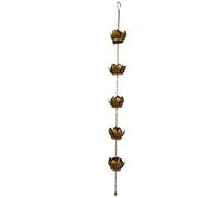 Catena pioggia Lotus in lega di alluminio elegante caratteristica acqua esterna