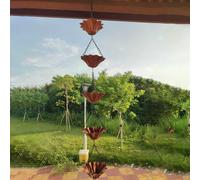 Catena Pioggia per Drenaggio Acqua Tetto Efficiente in Ville e per Giardini