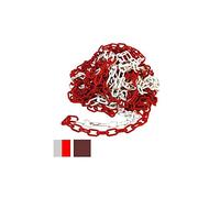 CATENA SEGNALETICA MM 6 25 MT BIANCO ROSSA DELIMITAZIONE SEGNALETICA LAVORI