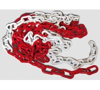 CATENA PLASTICA Segnaletica BIANCO ROSSA MT.25 MAGLIA D.8