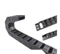 Catena portacavi 7*7 10*10 15*20 15*30mm 18*50mm 1M Catena portacavi in plastica semichiusa non apribile Macchina for catena portacavi(15x20 mm)