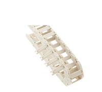 Catena portacavi aperta in PA66 bianca 10x11 10x15 10x20 10x30 - Lunghezza 1 m con connettore for stampanti 1 m(R38,18x37 open)