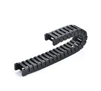Catena portacavi Catena portacavi ad alta velocità serie 18 con ponte muto aperto su entrambi i lati, catena portacavi con trasmissione a cavo di traino(28mm,18x18mm)