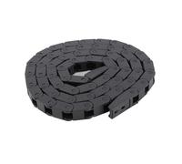 Catena portacavi in nylon parti mobili lineari catena di trascinamento con ponte nero 7 x 7 mm per stampante 3D Macchina utensile CNC macchinari per la pietra macchinari per il vetro
