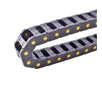 Catena Portacavi In Plastica For Trasmissione Cavi - Stile Ponte Con Connettori Terminali, Supporto For Cavi For Router CNC E Macchine Utensili, Gestione Cavi Durevole Con Design Aperto(20x77L)