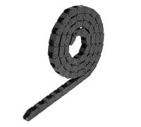 Catena portacavi non apribile tipo R18 R25 R28 7x7 8x8 6x10 10x10 7x15 10x15mm L1m Portacavi con estremità(R18 6x10mm)