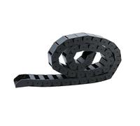 Catena portacavi R28 R38 R48 15x15 15x20 15x30 15x40 Catene portacavi tipo ponte semichiuse in plastica L 1m for router CNC(38mm,15X15 MM_SEMI-ENCLOSED)