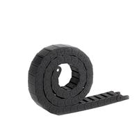 Catena portacavi semi-chiusa apertura interna 15x15 15x20 15x30 trascinamento plastica cavo di traino trasmissione accessori macchina(28mm,15x20 mm)