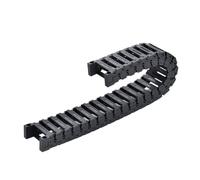 Catena portacavi serie 18 ad alta velocità con ponte muto aperto su entrambi i lati, catena portacavi con trasmissione a cavo di traino for macchina laser Co2(48mm,18x25mm)