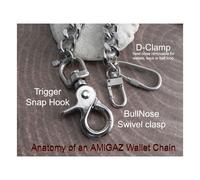 Catena portachiavi a catena per moto da 8" Amigaz