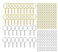 Catena Portachiavi Da 200 Pezzi, L'Apertura A Giro Singolo È Facile Da Montare, La Connessione È Solida E La Capacità Di Carico È Buona, Accessori Per Etichette Regalo.